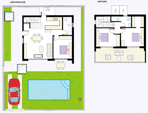 Layout of the house